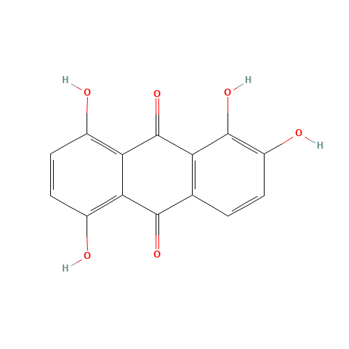 81-61-8 1,2,5,8-TETRAHYDROXYANTHRAQUINONE chemical structure