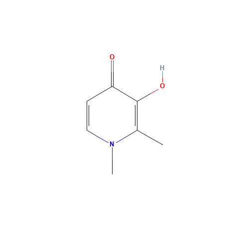 30652-11-0 3-HYDROXY-1,2-DIMETHYL-4(1H)-PYRIDONE chemical structure
