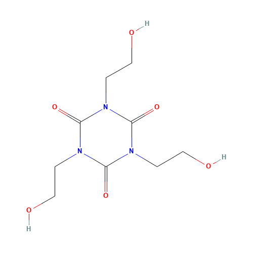 839-90-7 1,3,5-Tris(2-hydroxyethyl)cyanuric acid chemical structure