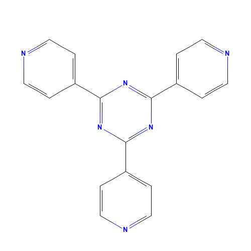 42333-78-8 2,4,6-TRI(4-PYRIDYL)-1,3,5-TRIAZINE chemical structure