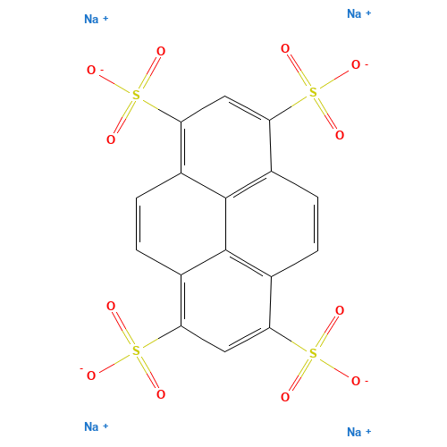59572-10-0 1,3,6,8-PYRENETETRASULFONIC ACID TETRASODIUM SALT chemical structure