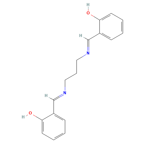 120-70-7 N,N'-BIS(SALICYLIDENE)-1,3-PROPANEDIAMINE chemical structure