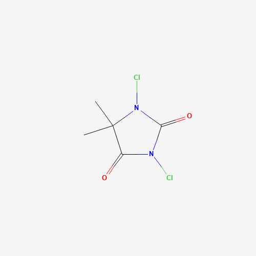 118-52-5 1,3-Dichloro-5,5-dimethylhydantoin chemical structure