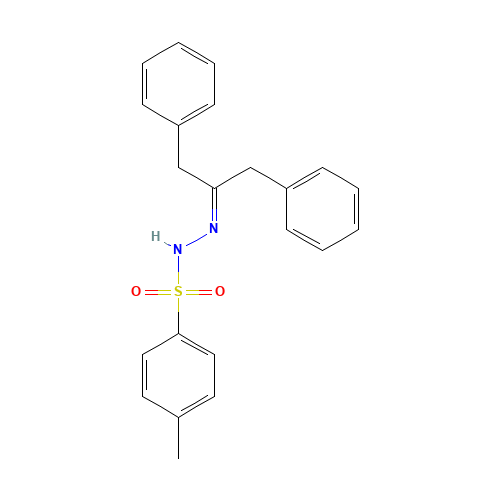 19816-88-7 1,3-DIPHENYLACETONE P-TOLUENESULFONYLHYDRAZONE chemical structure