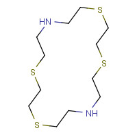 20934-69-4 1,4,10,13-TETRATHIA-7,16-DIAZACYCLOOCTADECANE chemical structure