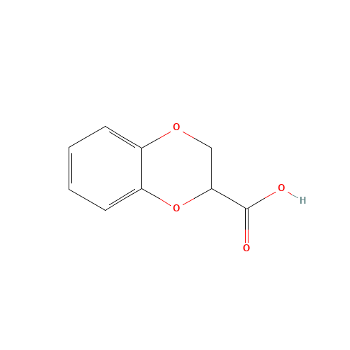 3663-80-7 1,4-Benzodioxan-2-carboxylic acid chemical structure