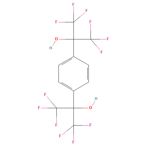 1992-15-0 1,4-BIS(2-HYDROXYHEXAFLUOROISOPROPYL)BENZENE chemical structure