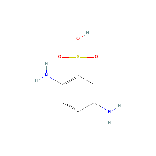 88-45-9 2,5-Diaminobenzenesulfonic acid chemical structure
