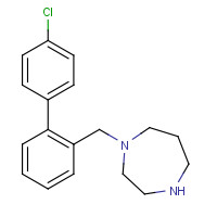 24342-60-7 1-[(4-CHLOROPHENYL)PHENYLMETHYL]HEXAHYDRO-1H-1,4-DIAZEPINE chemical structure