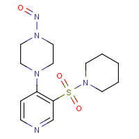 74375-77-2 1-[[4-(4-Nitroso-1-piperazinyl)-3-pyridinyl]sulfonyl]-piperidine chemical structure