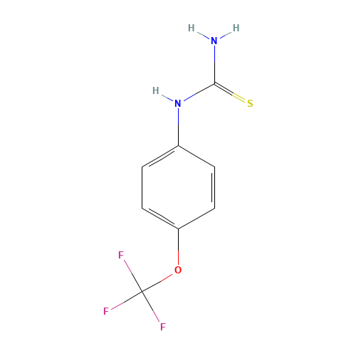 142229-74-1 1-(4-(TRIFLUOROMETHOXY)PHENYL)-2-THIOUREA chemical structure