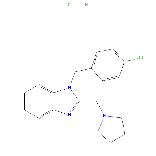 1163-36-6 Clemizole hydrochloride chemical structure