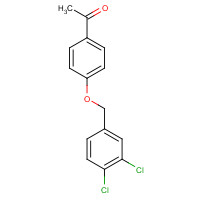 170916-55-9 1-(4-[(3,4-DICHLOROBENZYL)OXY]PHENYL)ETHAN-1-ONE chemical structure