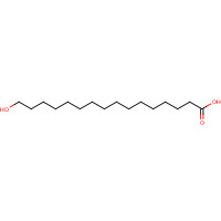 506-13-8 16-HYDROXYHEXADECANOIC ACID chemical structure