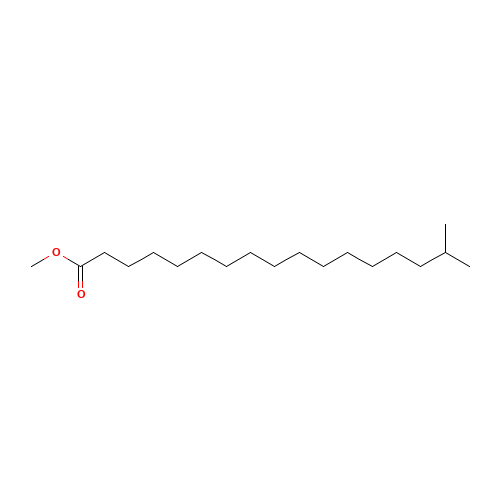 5129-61-3 16-METHYLHEPTADECANOIC ACID METHYL ESTER chemical structure