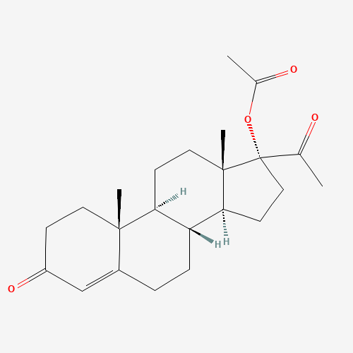 302-23-8 Hydroxyprogesterone acetate chemical structure