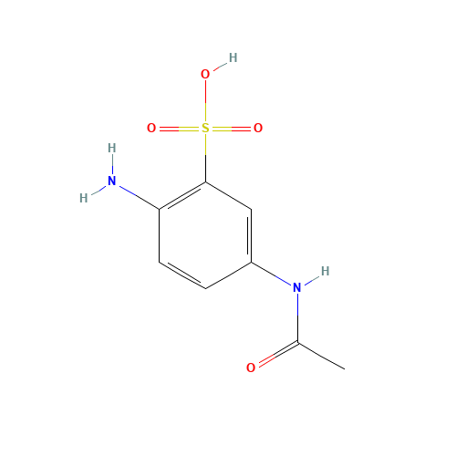 96-78-6 4-Aminoacetanilide-3-sulfonic acid chemical structure