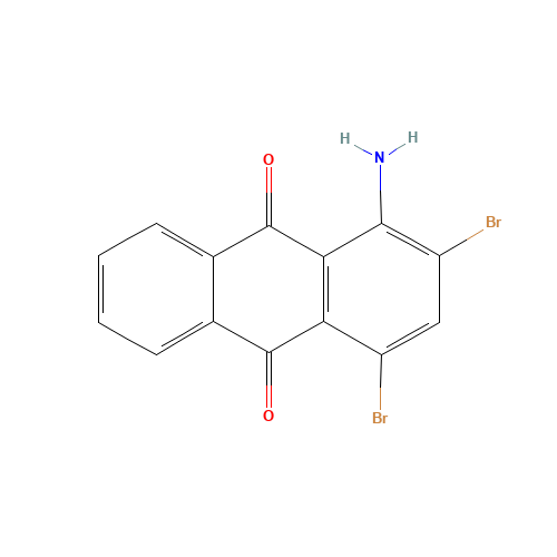 81-49-2 1-Amino-2,4-dibromoanthraquinone chemical structure