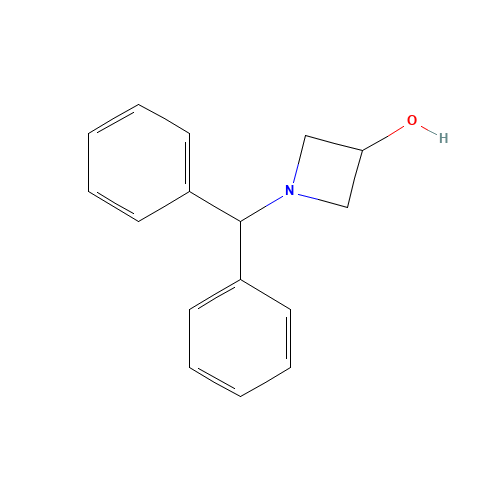 18621-17-5 1-(Diphenylmethyl)-3-hydroxyazetidine chemical structure