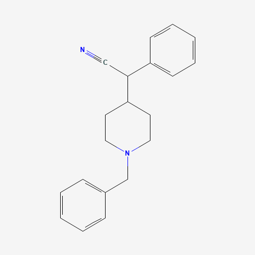 7254-21-9 1-Benzyl-4-(ALPHA-cyanobenzyl)-piperidine chemical structure