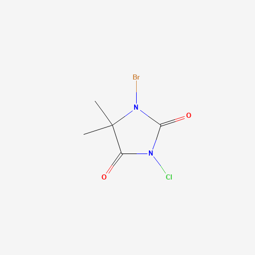 16079-88-2 1-Bromo-3-chloro-5,5-dimethylhydantoin chemical structure