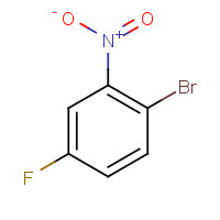 446-09-3 1-BROMO-4-FLUORO-2-NITROBENZENE chemical structure