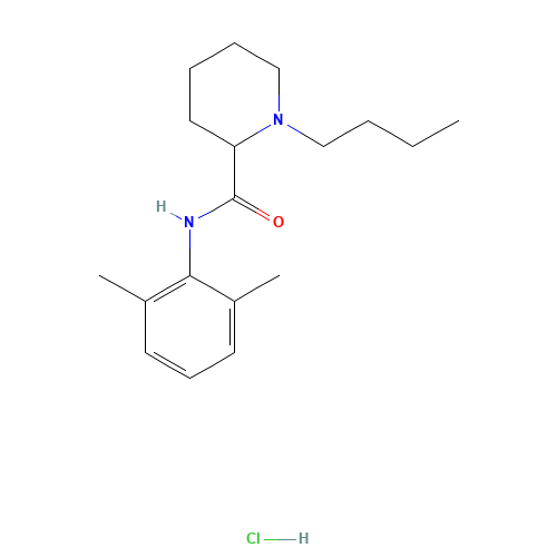 14252-80-3 Bupivacaine hydrochloride chemical structure