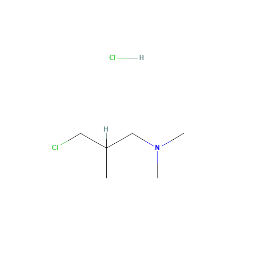 4261-67-0 3-Dimethylamino-2-methylpropyl chloride hydrochloride chemical structure