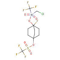 140681-68-1 1-CHLOROMETHYL-4-FLUORO-1,4-DIAZONIABICYCLO[2.2.2]OCTANE BIS(TRIFLUOROMETHANESULFONATE) chemical structure