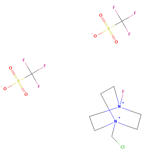 140681-68-1 1-CHLOROMETHYL-4-FLUORO-1,4-DIAZONIABICYCLO[2.2.2]OCTANE BIS(TRIFLUOROMETHANESULFONATE) chemical structure