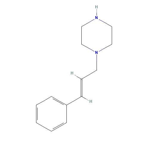 18903-01-0 TRANS-1-CINNAMYLPIPERAZINE chemical structure