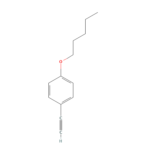 79887-16-4 1-Eth-1-ynyl-4-(pentyloxy)benzene chemical structure