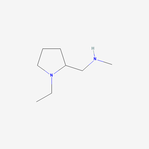 60923-27-5 (1-ETHYLPYRROLIDIN-2-YL)-N-METHYLMETHANAMINE chemical structure