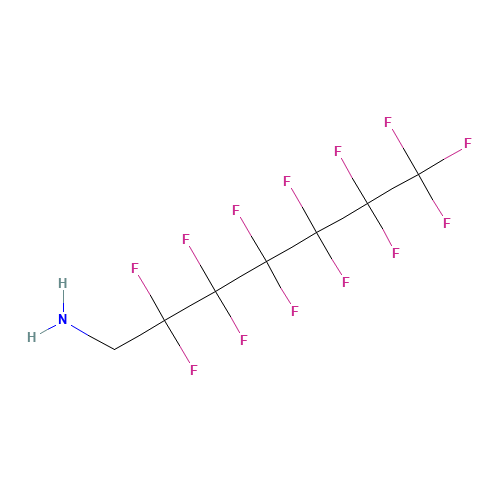 423-49-4 1H,1H-PERFLUOROHEPTYLAMINE chemical structure