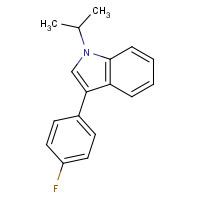 93957-49-4 3-(4-Fluorophenyl)-1-isopropyl-1H-indole chemical structure