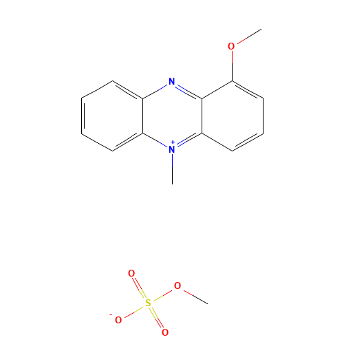 65162-13-2 1-Methoxy-5-methylphenazinium methyl sulfate chemical structure