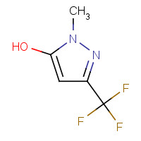 122431-37-2 1-Methyl-3-(trifluoromethyl)-1H-pyrazol-5-ol chemical structure