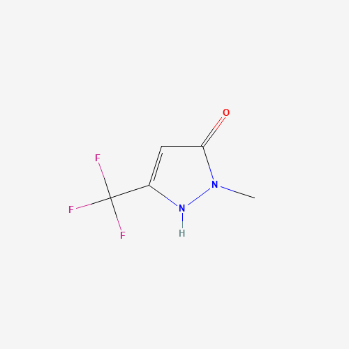 122431-37-2 1-Methyl-3-(trifluoromethyl)-1H-pyrazol-5-ol chemical structure