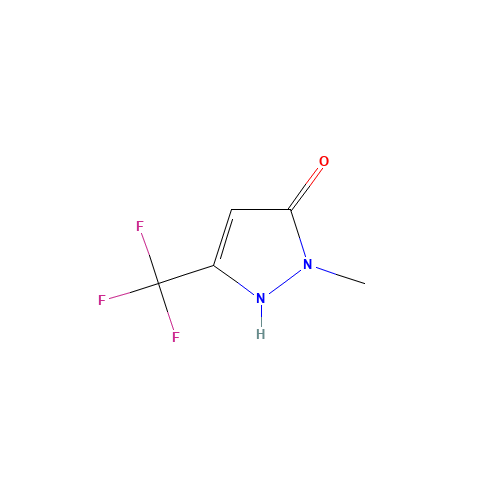 122431-37-2 1-Methyl-3-(trifluoromethyl)-1H-pyrazol-5-ol chemical structure
