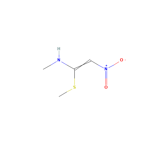61832-41-5 N-Methyl-1-(methylthio)-2-nitroethylen-1-amine chemical structure