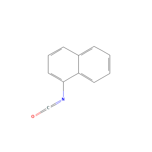 86-84-0 1-Naphthyl isocyanate chemical structure