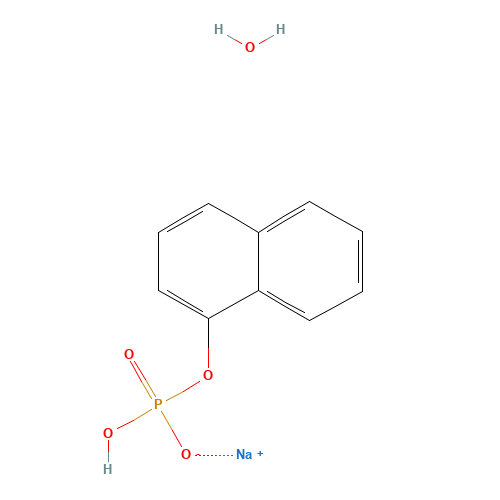 81012-89-7 1-NAPHTHYL PHOSPHATE MONOSODIUM SALT MONOHYDRATE chemical structure