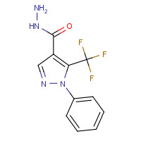 175137-32-3 1-PHENYL-5-(TRIFLUOROMETHYL)-1H-PYRAZOLE-4-CARBOHYDRAZIDE chemical structure