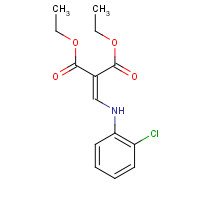 19056-78-1 2-((2-CHLOROPHENYLAMINO)METHYLENE)MALONIC ACID DIETHYL ESTER chemical structure