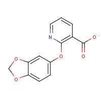 214758-41-5 2-(1,3-BENZODIOXOL-5-YLOXY)NICOTINIC ACID chemical structure