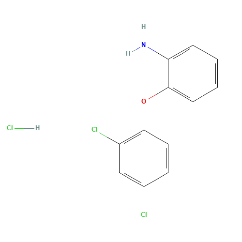 89279-16-3 2-(2,4-DICHLOROPHENOXY)ANILINE HYDROCHLORIDE chemical structure