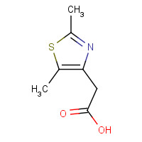 306937-38-2 2-(2,5-DIMETHYL-1,3-THIAZOL-4-YL)ACETIC ACID chemical structure