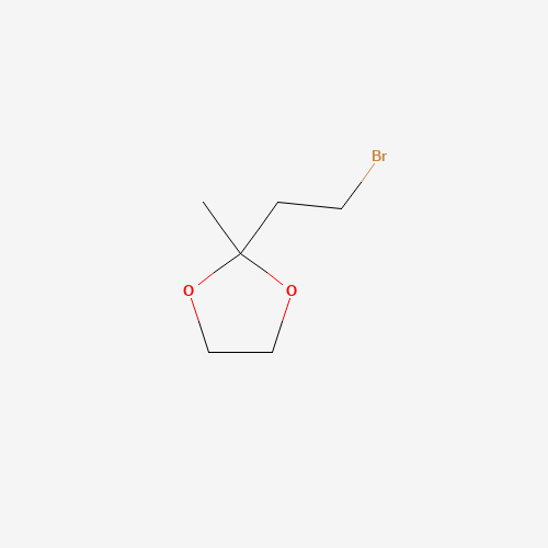 37865-96-6 2-(2-BROMOETHYL)-2-METHYL-1,3-DIOXOLANE chemical structure