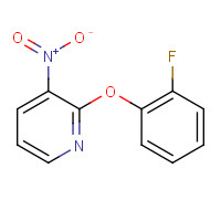 175135-65-6 2-(2-FLUOROPHENOXY)-3-NITROPYRIDINE chemical structure