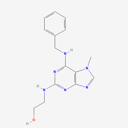 101622-50-8 6-BENZYLAMINO-2-(2-HYDROXYETHYLAMINO)-7-METHYLPURINE chemical structure
